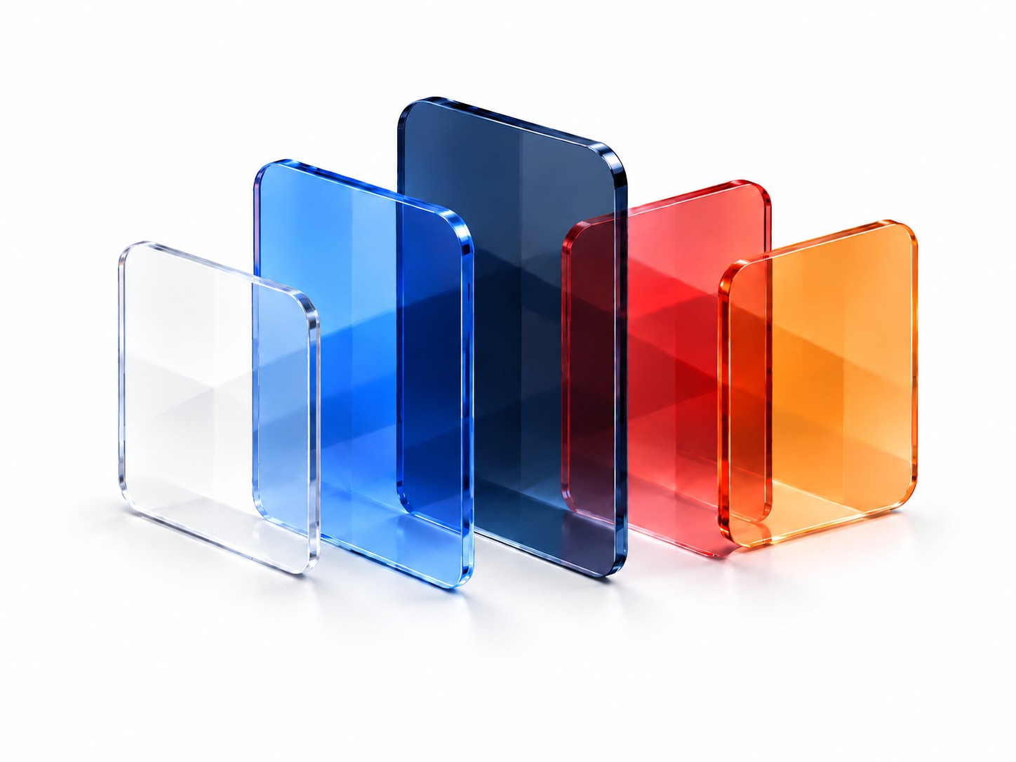 Layered glass panels representing a connected BrandDigital system